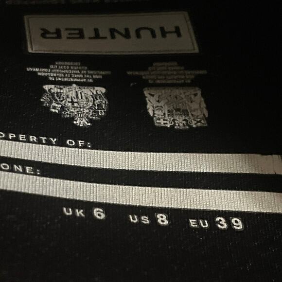 Hunter Women's Original Tall Gloss Rain Boots Size 8 - Picture 6 of 10